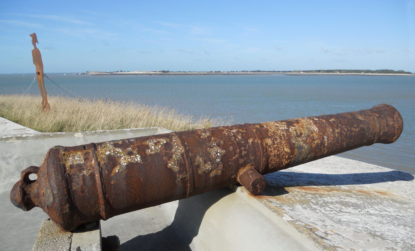 Canon fort Enet Île d'Aix