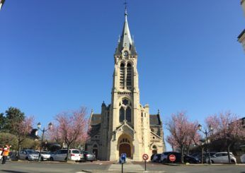 Façade de l’église Saint-Lubin