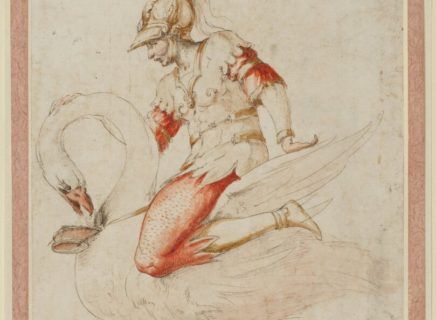 Primatice et atelier_Chevalier au cygne_plume encre aquarelle_Stockholm Nationalmuseum (002)